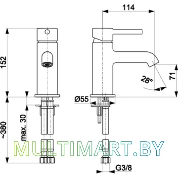 Смеситель Armatura Moza 5032-815-31 картинка 2
